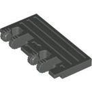 LEGO Hinge Train Gate 2 x 4 Locking Dual 2 Stubs with Rear Reinforcements (44569 / 52526)
