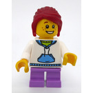 LEGO Fairground Mixer Girl with Hoodie Minifigure