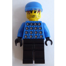 LEGO Red and Blue Team Goalkeeper with "1" Minifigure